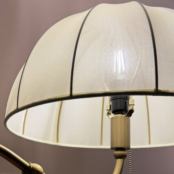 Podne Lampa Elstead, Crosby, Bež, Dnevna soba, Metal, Vintage