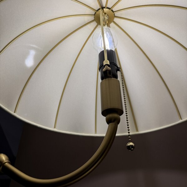 Podne Lampa Elstead, Crosby, Bež, Dnevna soba, Metal, Vintage