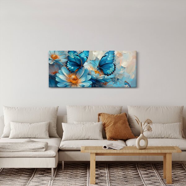 Slika - Plavi leptiri (120x50 cm)