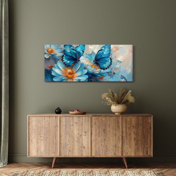 Slika - Plavi leptiri (120x50 cm)