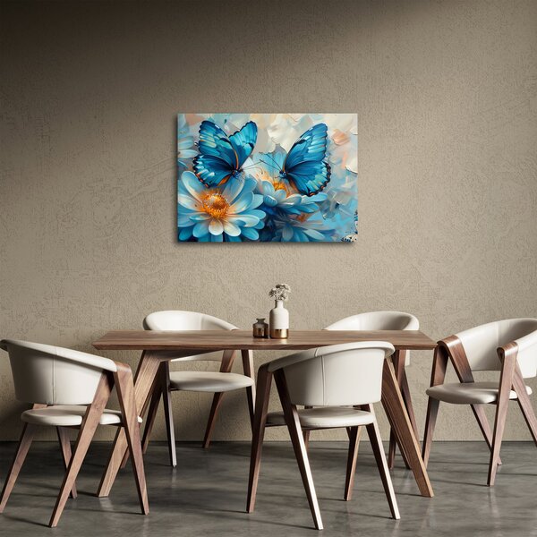 Slika - Plavi leptiri (70x50 cm)