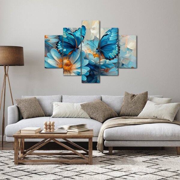 Slika - Plavi leptiri (150x105 cm)