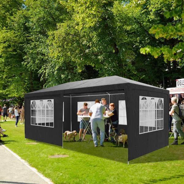 Party šator NEAPOL, 3x6 m, antracit Jurhan