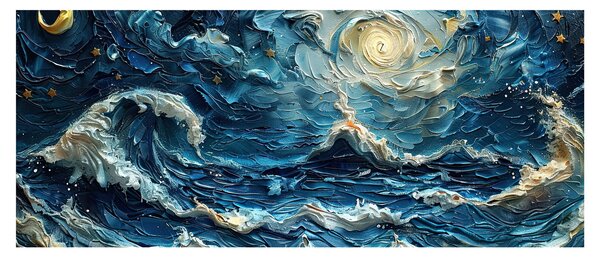 Slika - Slikanje neba i mora (120x50 cm)
