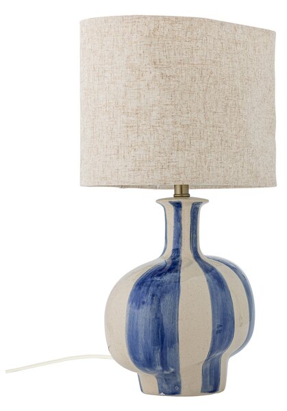 Stolne Lampa Bloomingville, Alida, Plava, Spavaća soba, Keramika, Skandinavski