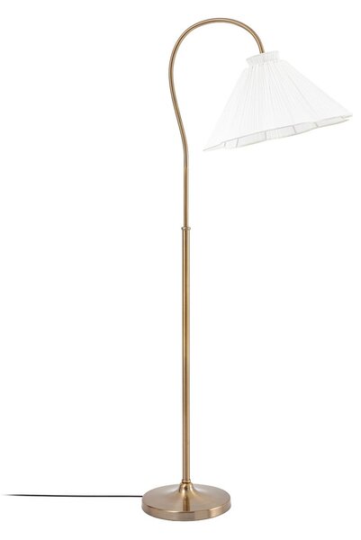 Podne Lampa Lucande, Lisbeth, Bijela, Dnevna soba, Tkanina / tekstil, Seoska kuća / rustikalni
