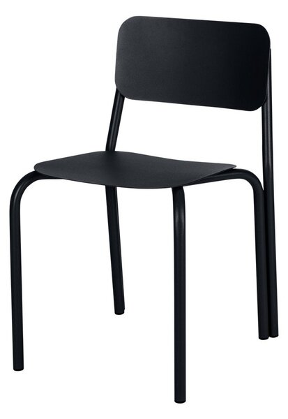 Crna metalna vrtna stolica Kei – noo.ma