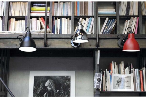 Lampe Gras 304CA zidna svjetiljka, crna/crna/bakar – DCW