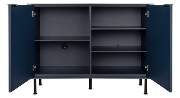 Tamno plava komoda s rupom za kabele 120x88x50 cm Suumo – noo.ma