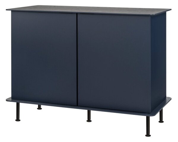 Tamno plava komoda s rupom za kabele 120x88x50 cm Suumo – noo.ma