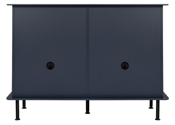 Tamno plava komoda s rupom za kabele 120x88x50 cm Suumo – noo.ma