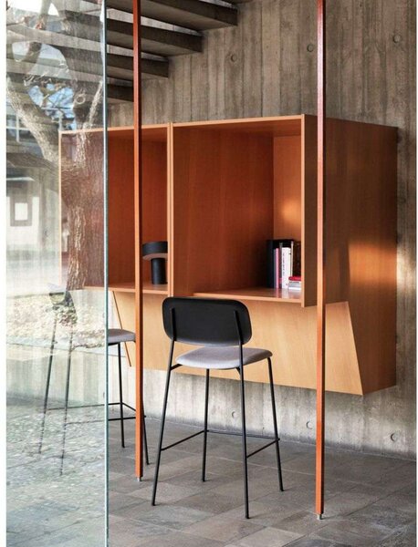 Stolne Lampa HAY, prigušiv, Crno, Dnevna soba, Aluminij
