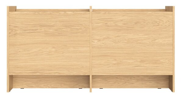 Komoda u dekoru hrasta u prirodnoj boji 146x76x51 cm Hido – noo.ma
