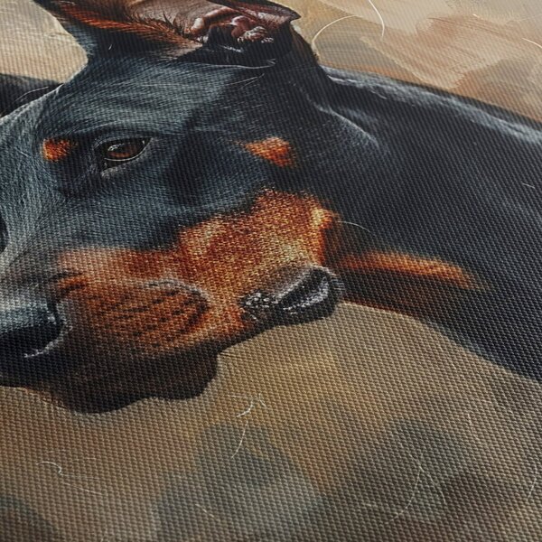 Slika - Portret Dobrmana (150x105 cm)
