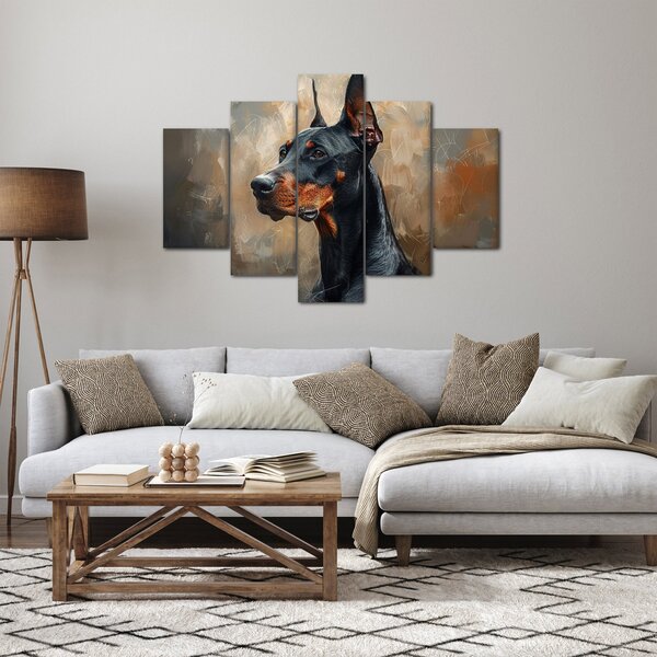 Slika - Portret Dobrmana (150x105 cm)