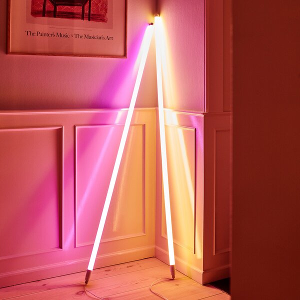 Stolne Lampa HAY, Neon Tube, Ružičasta ruža, Dnevna soba, Plastika, Moderan