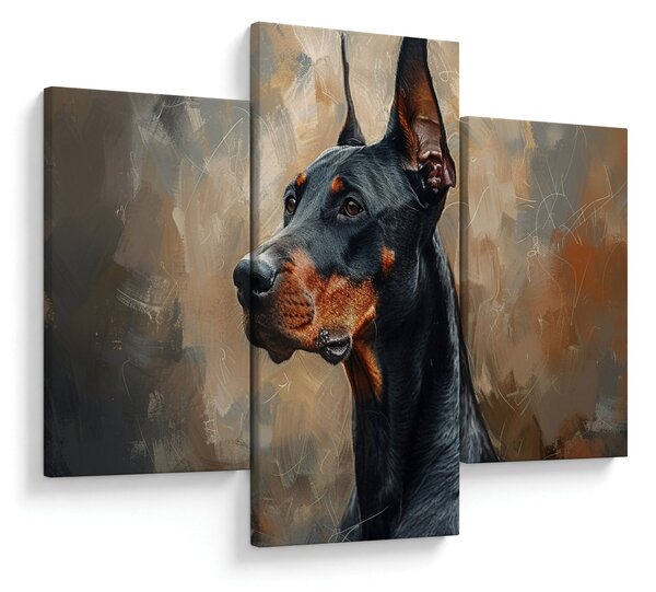 Slika - Portret Dobrmana (90x60 cm)