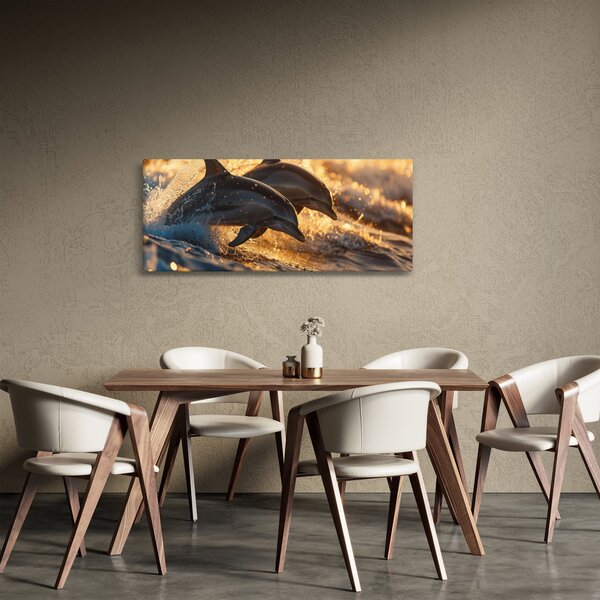 Slika - Dupini (120x50 cm)
