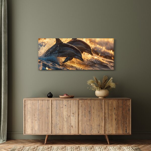 Slika - Dupini (120x50 cm)