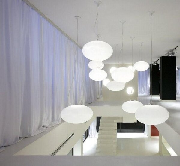 Viseće Svjetiljka CPH Lighting, Bijela, Dnevna soba, Plastika