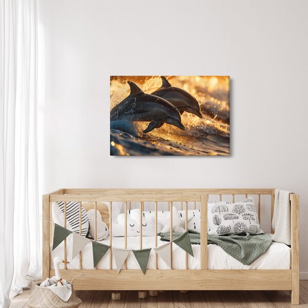 Slika - Dupini (90x60 cm)