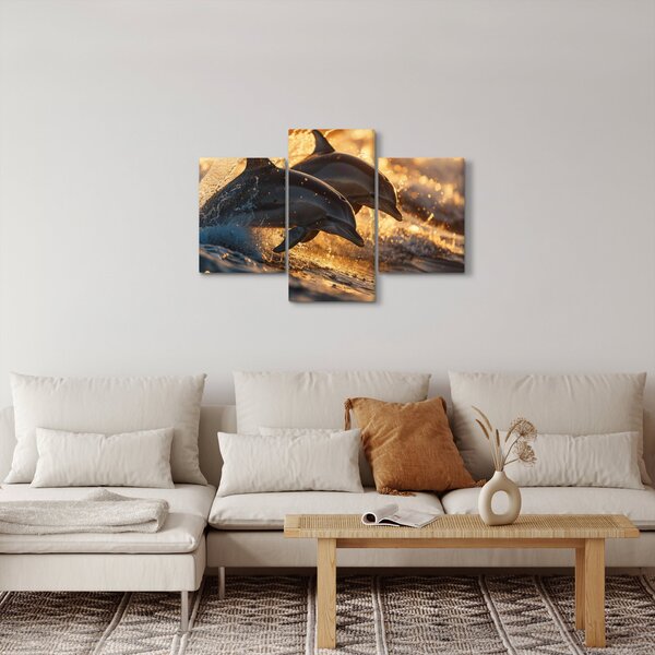 Slika - Dupini (90x60 cm)