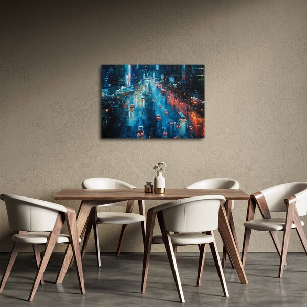 Slika - Veliki grad, ulje na platnu (70x50 cm)