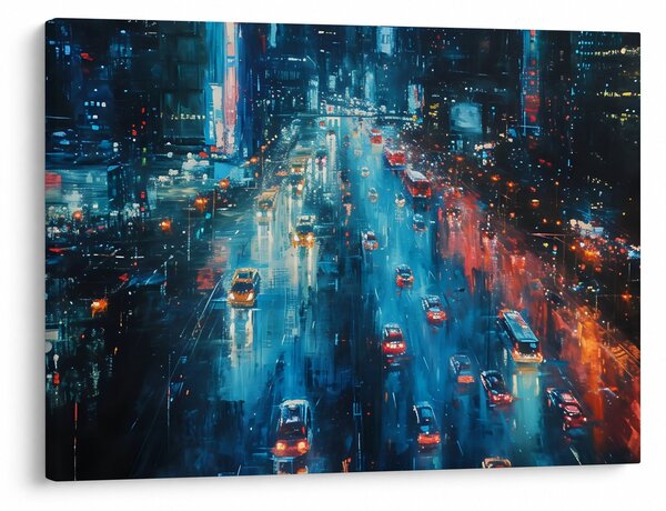 Slika - Veliki grad, ulje na platnu (70x50 cm)