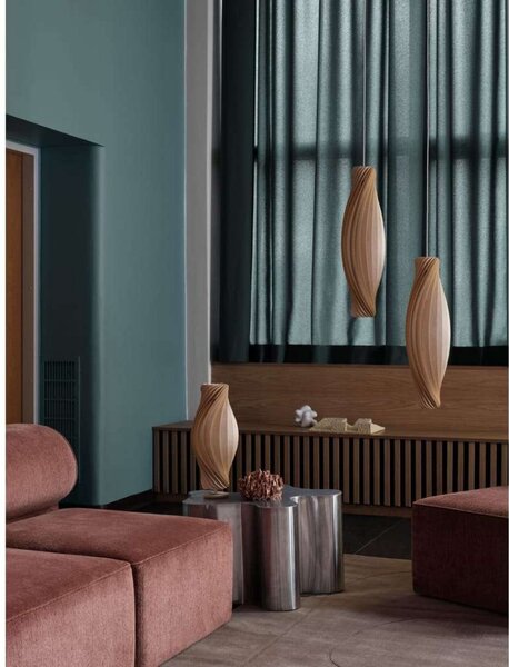 Viseće Svjetiljka Tom Rossau, No.111, prigušiv, Drvo, Dnevna soba, Drvo, Dizajn