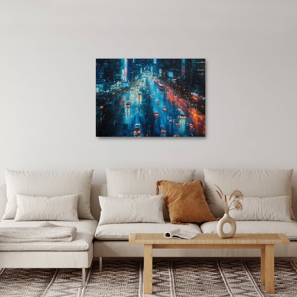 Slika - Veliki grad, ulje na platnu (70x50 cm)