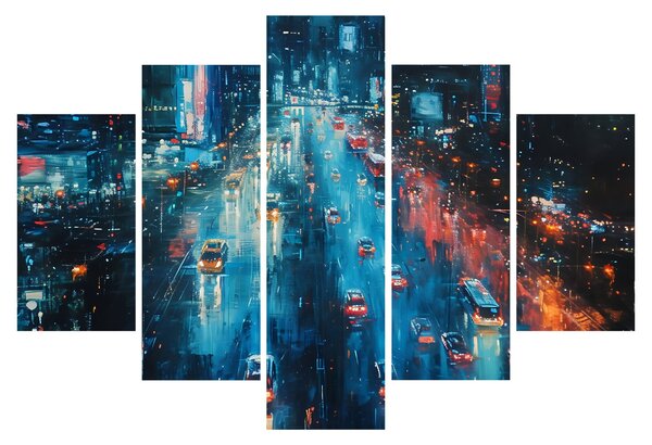 Slika - Veliki grad, ulje na platnu (150x105 cm)