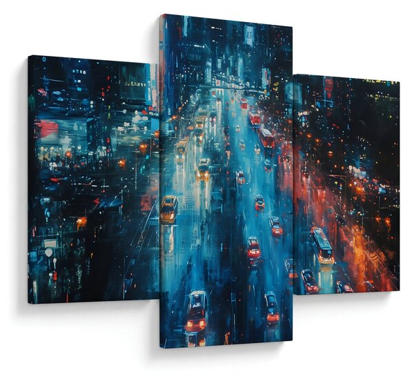 Slika - Veliki grad, ulje na platnu (90x60 cm)