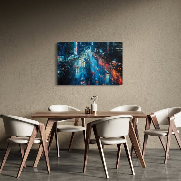 Slika - Veliki grad, ulje na platnu (90x60 cm)