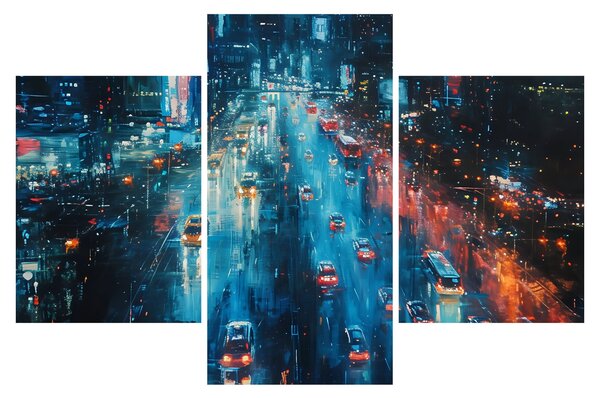 Slika - Veliki grad, ulje na platnu (90x60 cm)