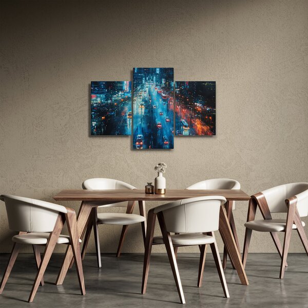 Slika - Veliki grad, ulje na platnu (90x60 cm)