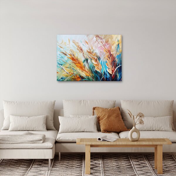 Slika - Pšenica, apstrakcija (70x50 cm)