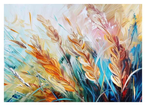 Slika - Pšenica, apstrakcija (70x50 cm)