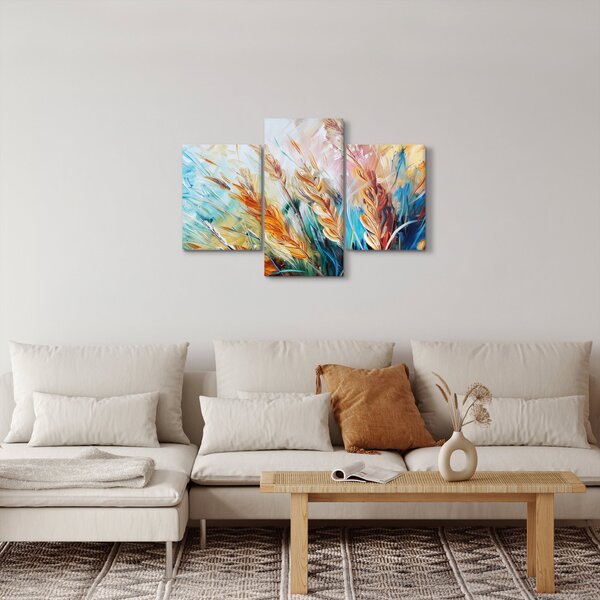 Slika - Pšenica, apstrakcija (90x60 cm)