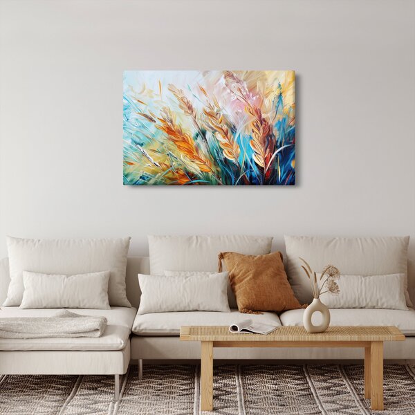 Slika - Pšenica, apstrakcija (90x60 cm)