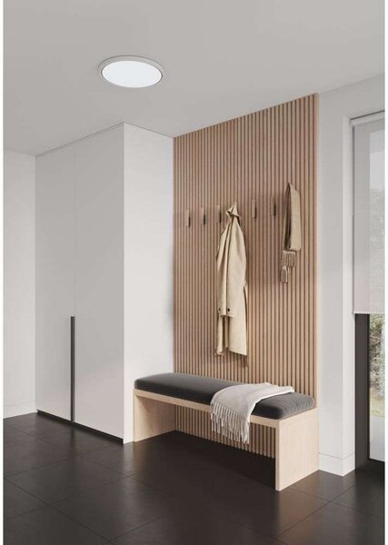 Oja 42 stropna svjetiljka IP54 s senzorom, bijela - Nordlux