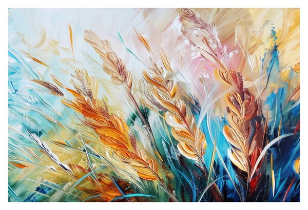 Slika - Pšenica, apstrakcija (90x60 cm)