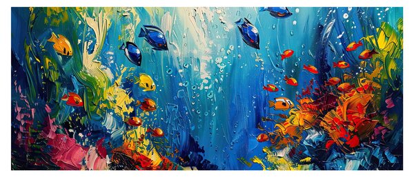 Slika - Slikanje podvodnog svijeta (120x50 cm)