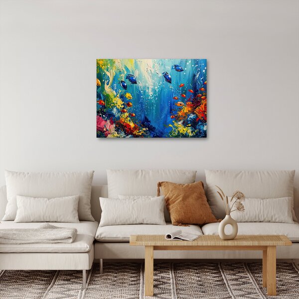 Slika - Slikanje podvodnog svijeta (70x50 cm)