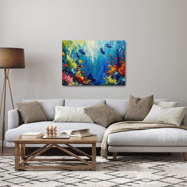 Slika - Slikanje podvodnog svijeta (70x50 cm)