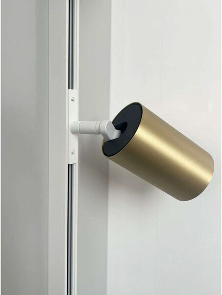 Designline Tube Spot PRO bijela/mesingana - protiv tame