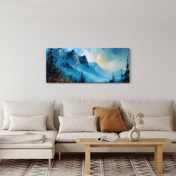 Slika - Slikanje planina (120x50 cm)