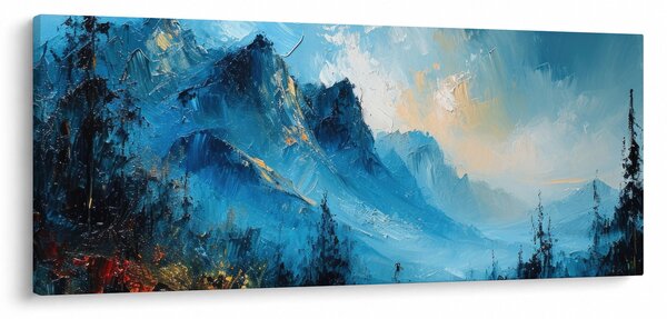 Slika - Slikanje planina (120x50 cm)
