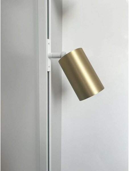 Designline Tube Spot PRO bijela/mesingana - protiv tame