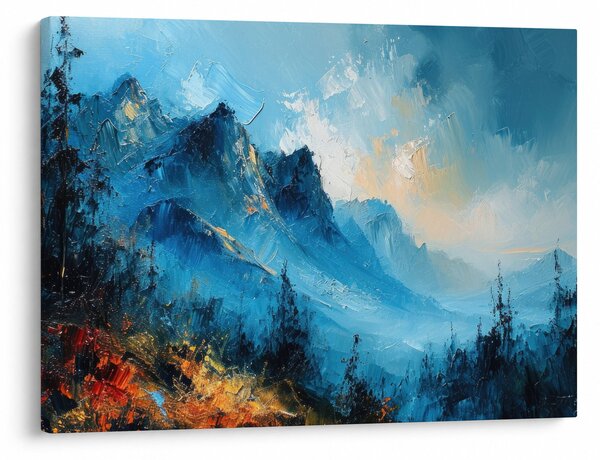 Slika - Slikanje planina (70x50 cm)