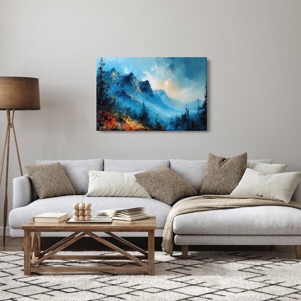 Slika - Slikanje planina (90x60 cm)